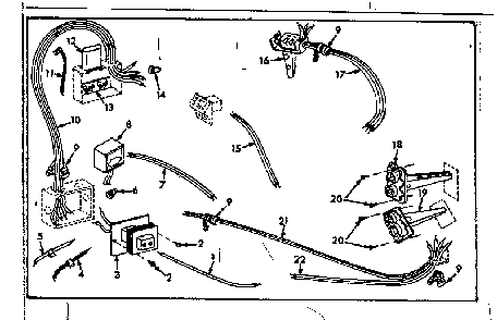 Electrical Diagram and Parts List for 86776915  Frigidaire Furnace