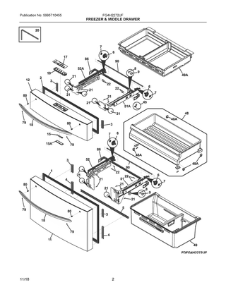 Part Location Diagram of 5304531769 Frigidaire PC BOARD