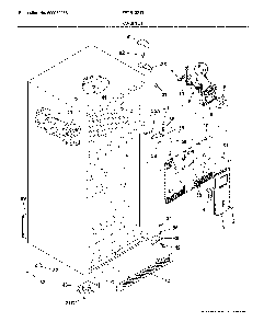 Cabinet Diagram and Parts List for FFTR1821TDA  Frigidaire Refrigerator