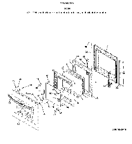 Door Diagram and Parts List for 79040543810  Kenmore Wall Oven