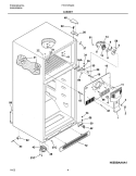 CABINET Diagram and Parts List for FRT21FG3CQ1  Frigidaire Refrigerator