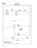 WIRING SCHEMATIC Diagram and Parts List for FEF336ASF  Frigidaire Range