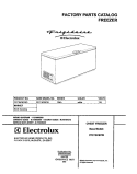 COVER Diagram and Parts List for FFC15C8CW0  Frigidaire Freezer