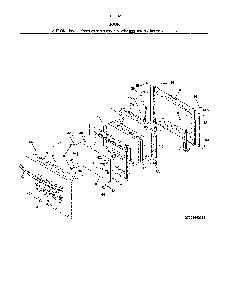 Door Diagram and Parts List for 79049429314  Kenmore Wall Oven