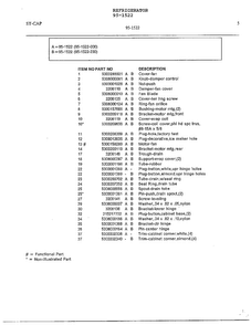 Electrical Equipment Page 4 Diagram and Parts List for 95-1522  Frigidaire Refrigerator