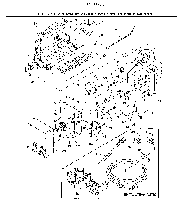 Ice maker Diagram and Parts List for 25353679302  Kenmore Refrigerator