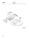 DRAWER Diagram and Parts List for PLEW30S3CCA  Frigidaire Warming Drawer