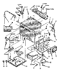 Cavity Parts-c Diagram and Parts List for 5648796381  Kenmore Microwave