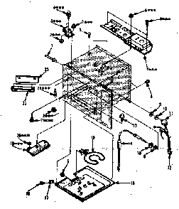 Cavity Parts-c Diagram and Parts List for 5648678610  Kenmore Microwave