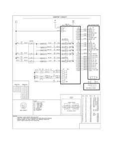 Wiring Diagram Diagram and Parts List for CGES3065PWA  Frigidaire Range