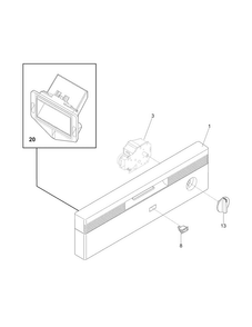 Part Location Diagram of 154866301 Frigidaire HARNESS