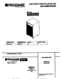 COVER Diagram and Parts List for MDH40YG2  Gibson Dehumidifier