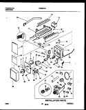 ICE MAKER AND INSTALLATION PARTS Diagram and Parts List for FRS28XHAB0  Frigidaire Refrigerator