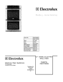 COVER Diagram and Parts List for EW27EW65GS7  Electrolux Wall Oven