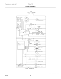 WIRING SCHEMATIC Diagram and Parts List for FRS26F4CQ2  Frigidaire Refrigerator
