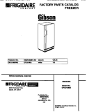 COVER Diagram and Parts List for GFU21M9AW5  Gibson Freezer