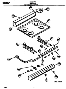 Frigidaire Mgf200pbdb 3 Diagram and Parts List for MGF200PBDB V1 Frigidaire Range