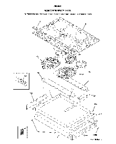 Main top/surface units Diagram and Parts List for 79045409411  Kenmore Cooktop