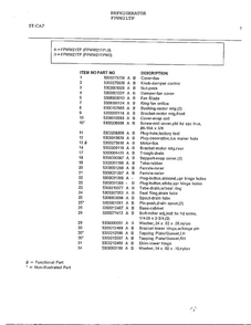 Ice Maker Parts & Installation Parts Page 6 Diagram and Parts List for FPWW21TP  Frigidaire Refrigerator