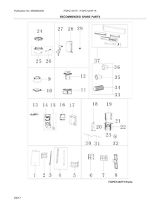 Part Location Diagram of 5304509276 Frigidaire SCROLL ASSEMBLY