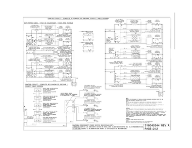 Wiring Diagram Diagram and Parts List for FPEF4085KFC  Frigidaire Range
