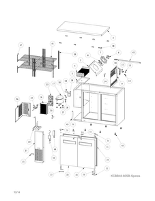 Part Location Diagram of 5304492341 Frigidaire KEY