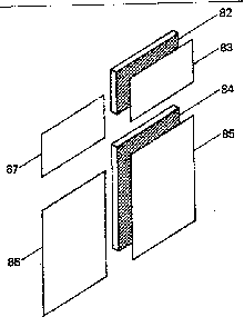 Art Panel Installation Parts Diagram and Parts List for 5648912820  Kenmore Refrigerator