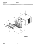 WRAPPER Diagram and Parts List for FAL126L1A2  Frigidaire Air Conditioner