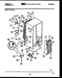 SYSTEM AND AUTOMATIC DEFROST PARTS Diagram and Parts List for FPCI19VPL0  Frigidaire Refrigerator