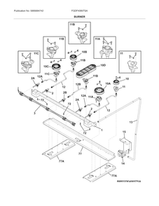 Part Location Diagram of 808695307 Frigidaire LP CONVERSION KIT