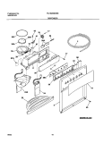 DISPENSER Diagram and Parts List for PLHS239ZCB0  Frigidaire Refrigerator