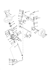 Part Location Diagram of 161848 Frigidaire Lawn tractor spindle, right