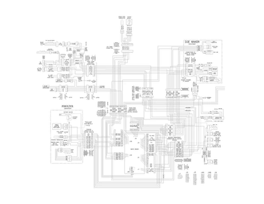 Wiring Diagram Diagram and Parts List for EI23BC35KW4  Electrolux Refrigerator