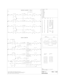 Wiring Diagram Diagram and Parts List for FFED3025PBA  Frigidaire Range