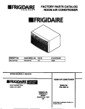 COVER Diagram and Parts List for FAL103Y1A2  Frigidaire Air Conditioner