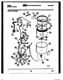 TUB AND WATER INLET Diagram and Parts List for WL24F4WWMB  Gibson Washer