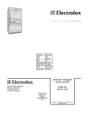 COVER Diagram and Parts List for EILFU17GS1  Electrolux Freezer