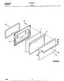 DOOR Diagram and Parts List for MEF300PXWA  Frigidaire Range