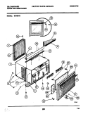 WRAPPER Diagram and Parts List for 8HA80B  Frigidaire Air Conditioner