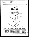 BROILER PARTS Diagram and Parts List for REC406DW0  Kelvinator Range