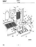 SYSTEM Diagram and Parts List for FRS26ZRGW4  Frigidaire Refrigerator