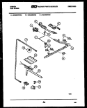 BURNER PARTS Diagram and Parts List for CGC3M6WXE  Gibson Range