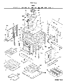 Body Diagram and Parts List for 79040543810  Kenmore Wall Oven