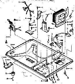 Microwave Parts Diagram and Parts List for 5648998600  Kenmore Microwave