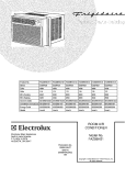 COVER Diagram and Parts List for FAZ08HS1A13  Frigidaire Air Conditioner