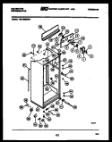 CABINET PARTS Diagram and Parts List for TGK180EN3D  Kelvinator Refrigerator
