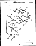 BURNER, MANIFOLD AND GAS CONTROL Diagram and Parts List for 30-2139-00-06  Tappan Range