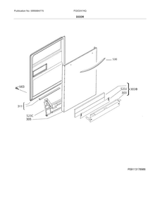 Part Location Diagram of 405538278 Frigidaire SCREW KIT