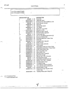 Refrigerator Page 4 Diagram and Parts List for 17714-0A  Frigidaire Refrigerator
