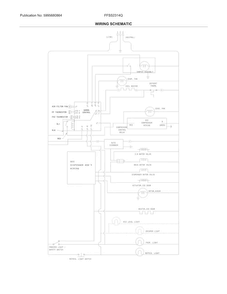 Wiring Schematic Diagram and Parts List for FFSS2314QEAA  Frigidaire Refrigerator